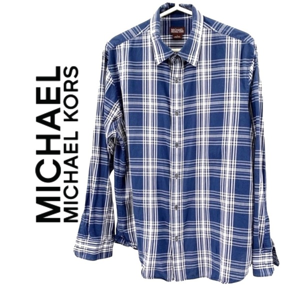 MICHAEL Michael KORS Oxford Shirt Men's Size Large - Picture 1 of 7